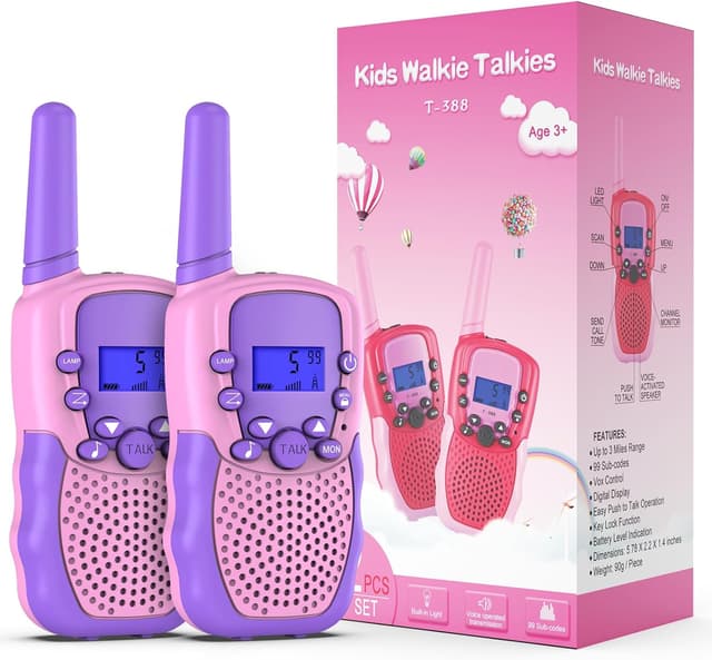 Detalle de Kearui Walkie Talkie Kinder 3–12 Jahre 3 Meilen