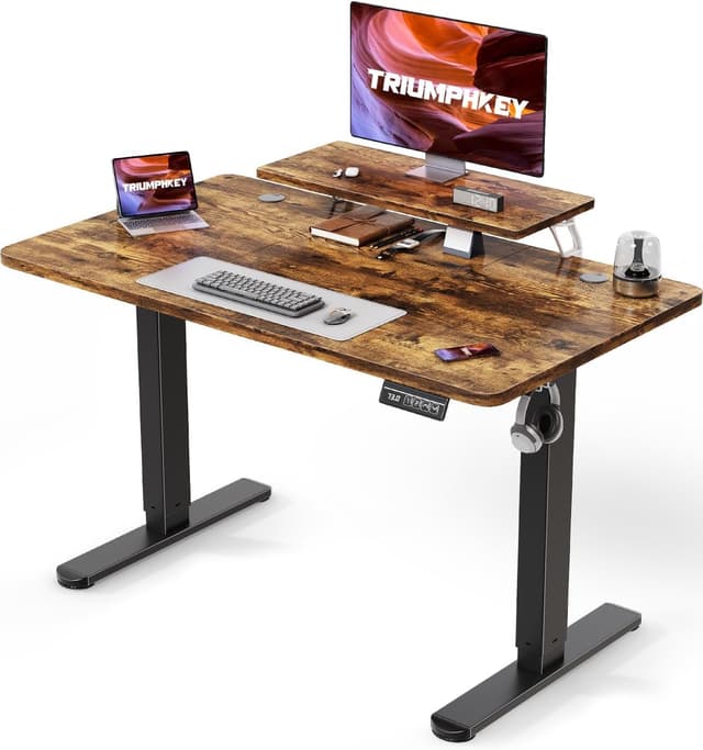 Detalle de TRIUMPHKEY Scrivania Regolabile 120x60 cm 🖥