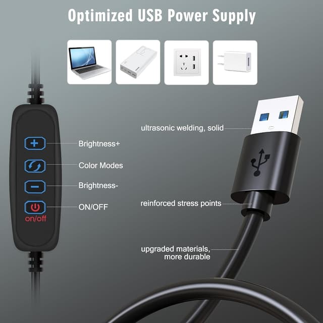 Thumbnail 4 de 11.5 inch Ring Light with 177 cm Tripod