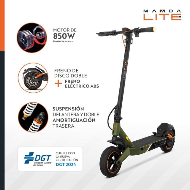 Detalle 2 de Olsson and Brothers Mamba Lite 🛴 Patinete eléctrico ligero