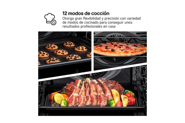 Detalle de LG WS5D7210S Horno 72 L, convección, acero