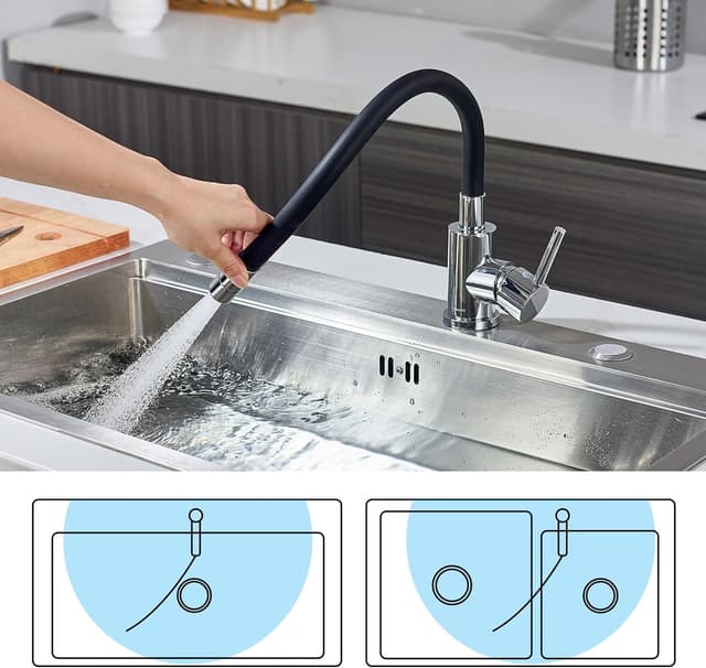 Thumbnail 3 de LakeBayMZC Grifo de Cocina Flexible 360°