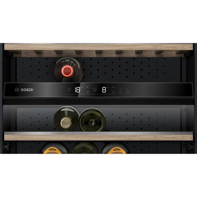 Detalle de Bosch KWK36ABGA vinoteca 199 botellas negra