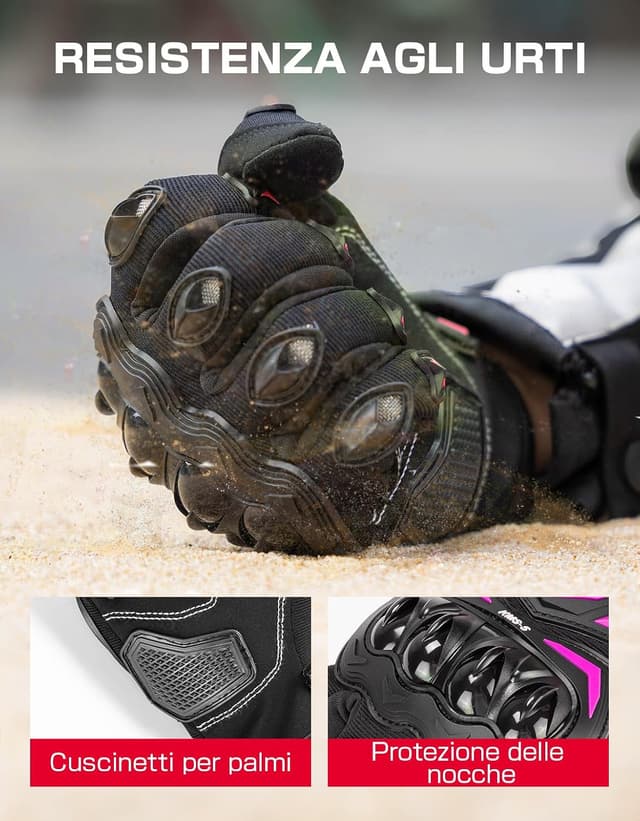 Thumbnail 3 de KEMIMOTO Guanti Moto Estivi con protezione nocche