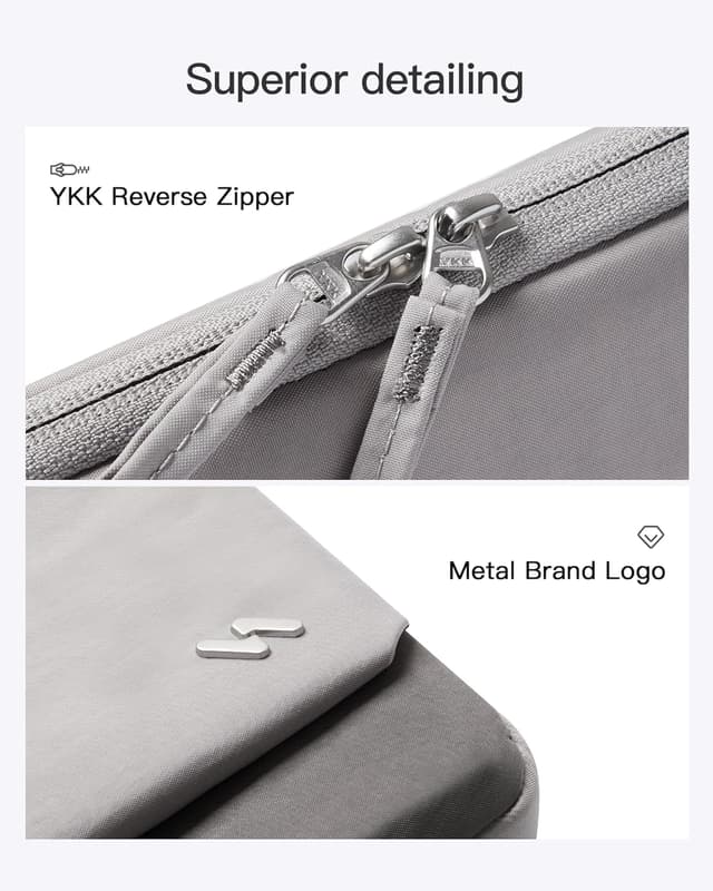 Detalle 2 de Inateck 360° Protection Laptop Case (Large Capacity) for 13-inch laptops