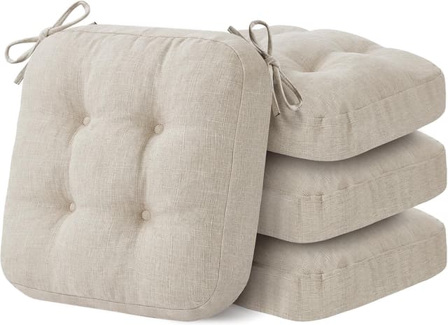 Imagen de IASEAHK Memory Foam Dining Chair Cushions 16.5" x 16.5" x 3.5" 🍽 en OfertitasTOP