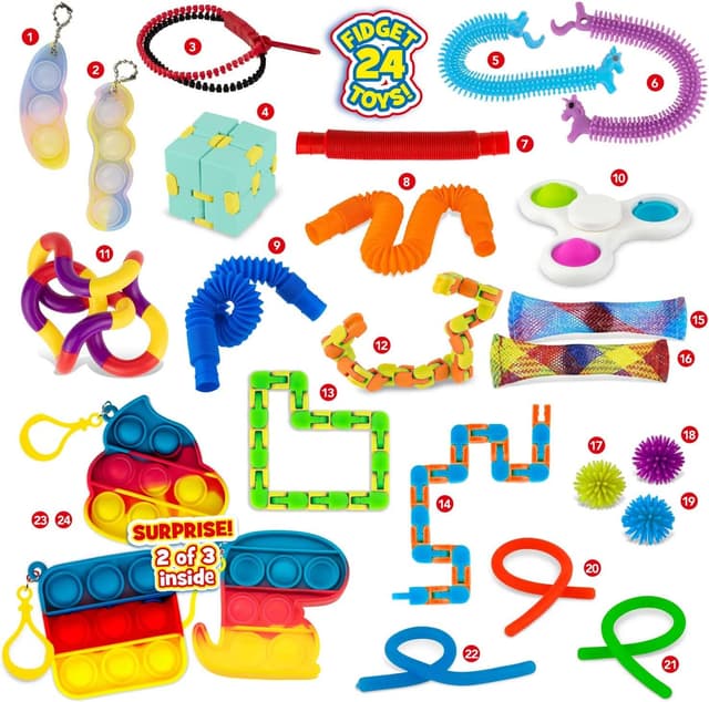 Detalle 2 de CRAZE PressNPop Fidget Spinner Anti-Stress para Niños🧩