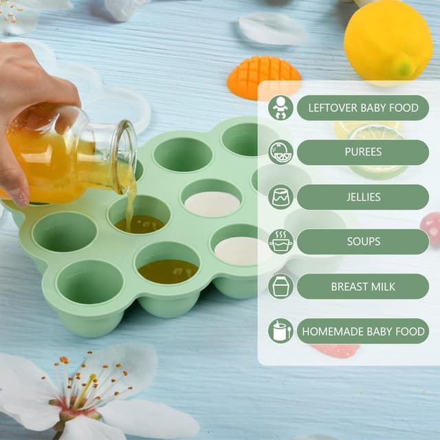 Detalle de Babynahrungs-Behälter mit 12 Fächern