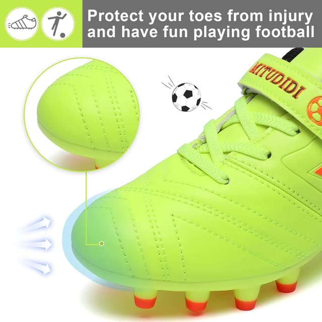Thumbnail 5 de Mitudidi Fußballschuhe Kinder Unisex Hallen Outdoor