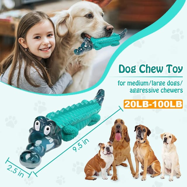 Thumbnail 4 de Aleath Large Dog Chew Toy for Aggressive Chewers