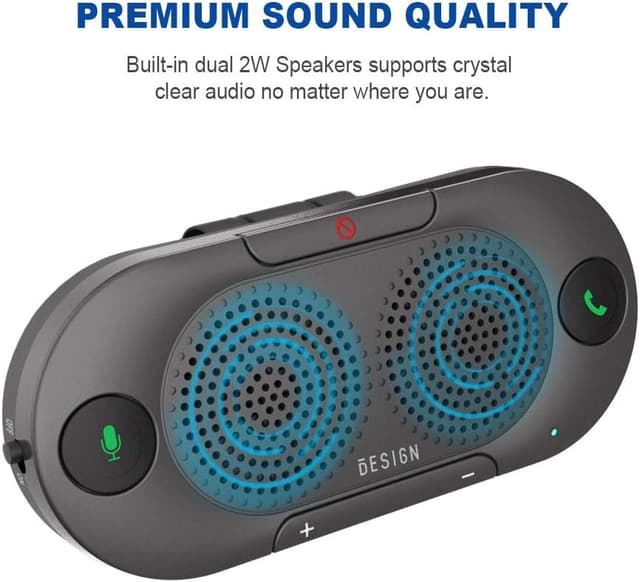 Detalle 2 de Besign BK06 Kit Vivavoce Bluetooth Auto