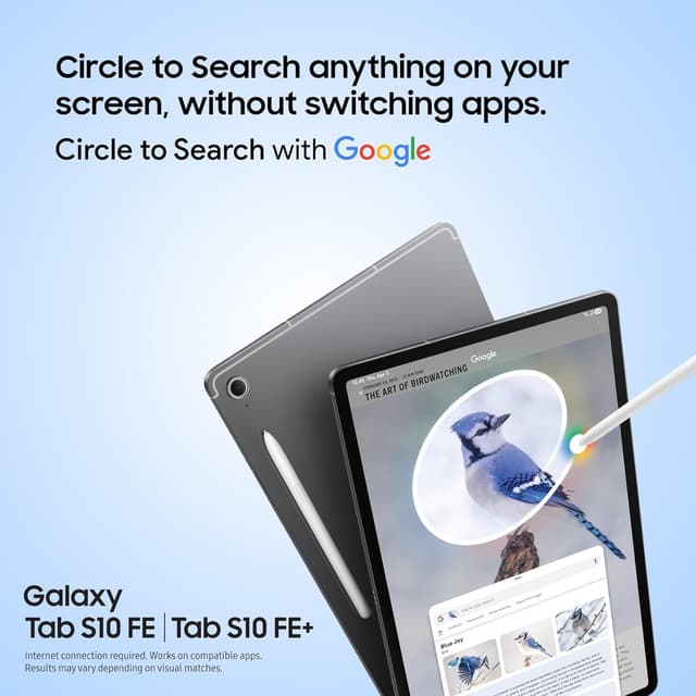 Detalle 2 de Samsung Galaxy Tab S10 FE+ (Android) Wi‑Fi Tablet, 13.1" Display, 128GB, 8GB RAM, S Pen Included, Grey – UK Version