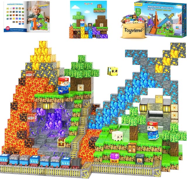 Detalle de 150PCS Magnetic Blocks for Kids