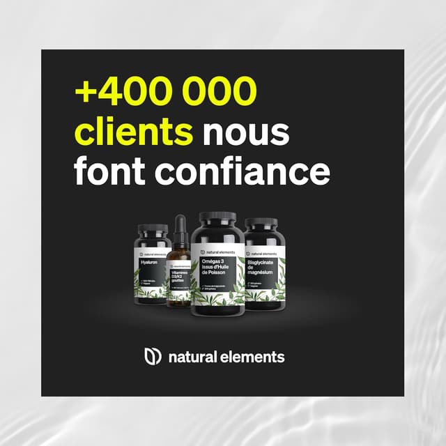 Detalle de Gélules Acide hyaluronique pur fortement dosées 500 mg (500–700 kDa) — 90 gélules, végane