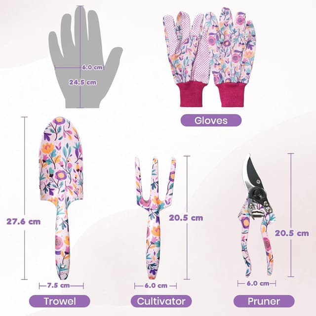 Thumbnail 1 de Velway Juego de Herramientas de Jardinería 5 Piezas