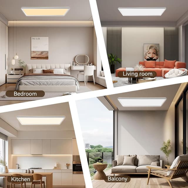 Thumbnail 6 de ONDTA Plafón LED 22W 58x20cm regulable