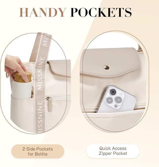 Thumbnail 6 de Missnine 15,6-Zoll Laptoptasche Tote Bag Damen