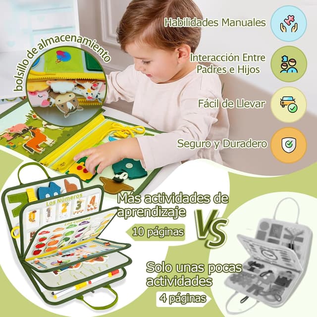 Thumbnail 5 de Busy Board Granja 10 en 1 Montessori