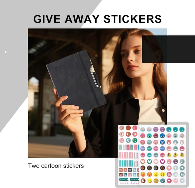 Detalle de Agenda académica A5 2026 página por día