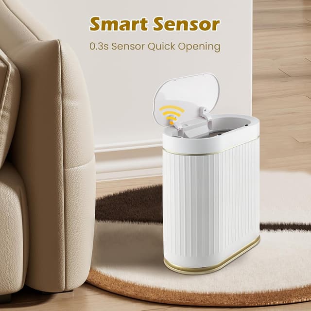 Thumbnail 3 de SYNCVIBE Automatic Motion Sensor Trash Can 2 Gallon 🗑