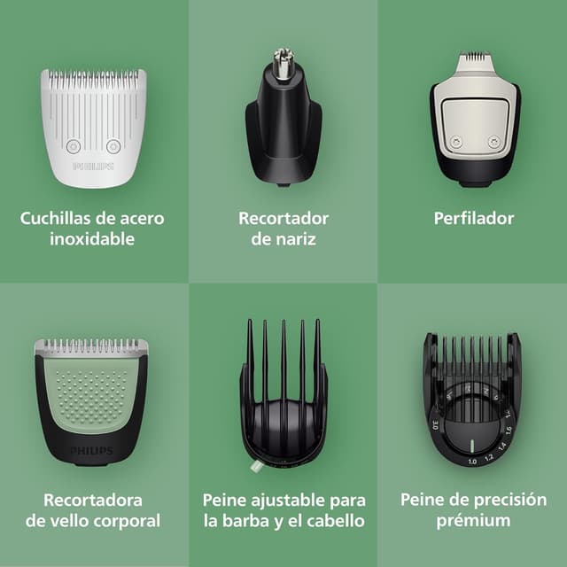 Detalle 2 de Philips MG7931/15 Recortadora 16 en 1 Serie 7000