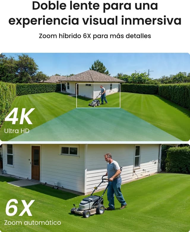 Detalle 2 de Reolink 4K PTZ cámara PoE con doble lente 6X