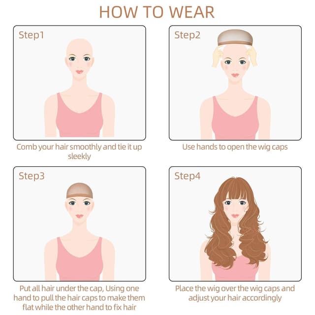 Thumbnail 5 de URAQT Perückenkappen 4er Pack