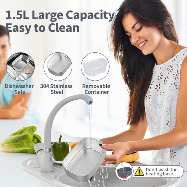 Thumbnail 4 de Vingud Electric Lunch Box 1.5L Portable 🍱