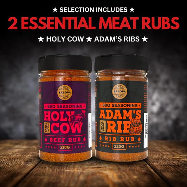 Detalle 2 de Pack de 4 BBQ Rubs naturels pour viande