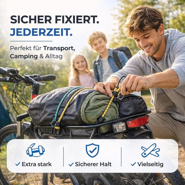 Detalle 2 de 10er Expander mit Haken 8 Längen Set