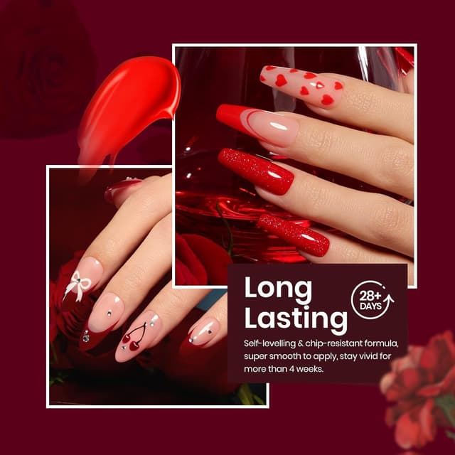 Thumbnail 4 de Beetles Red Gel Polish Set 6 Colors ๐