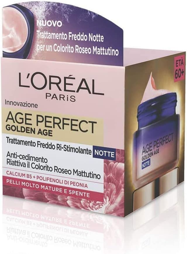 Detalle de L'Oréal Paris Age Perfect Golden Age Crema Notte fortificante per pelli mature, 50 ml