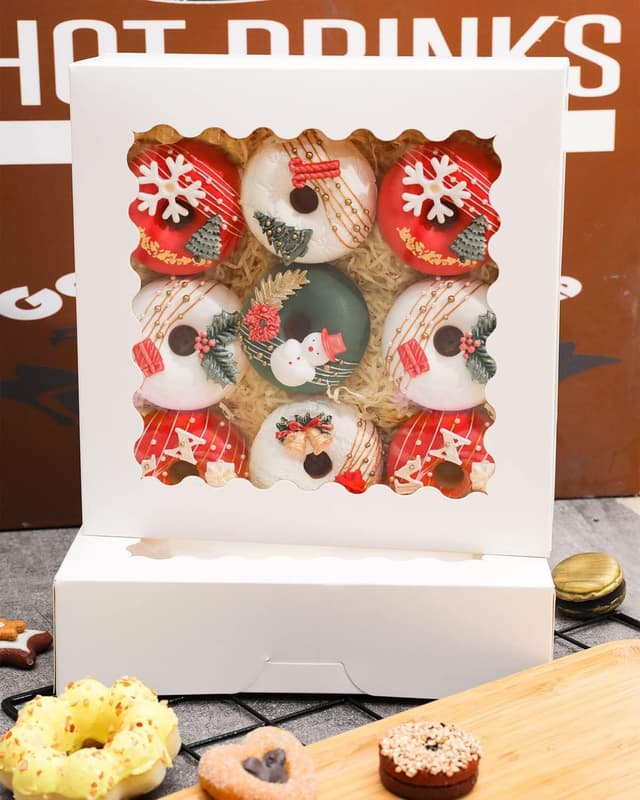 Detalle 2 de Gcardist Plätzchen Box Auto-pop Up Weiß