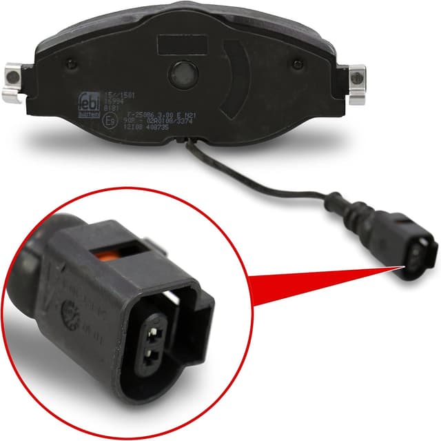 Thumbnail 1 de febi bilstein 16994 pastiglie freno 4 pezzi