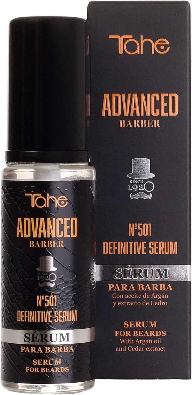 Detalle 2 de Tahe Advanced Barber Feuchtigkeitsspendendes Bartserum Nº501 Definitive