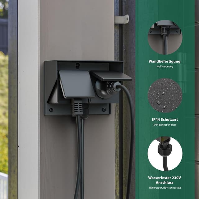 Thumbnail 4 de Aufputz Steckdose PIWI außen IP44 2-fach