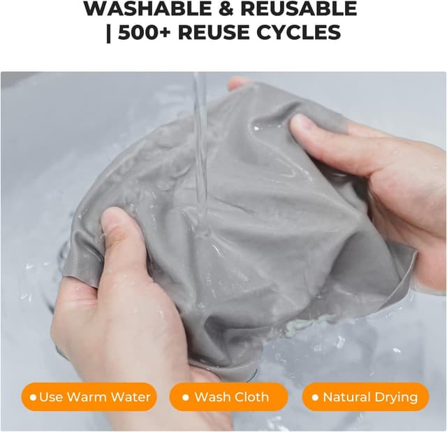 Thumbnail 4 de K&F CONCEPT Glasses Cleaning Cloth 6 x 7 inches