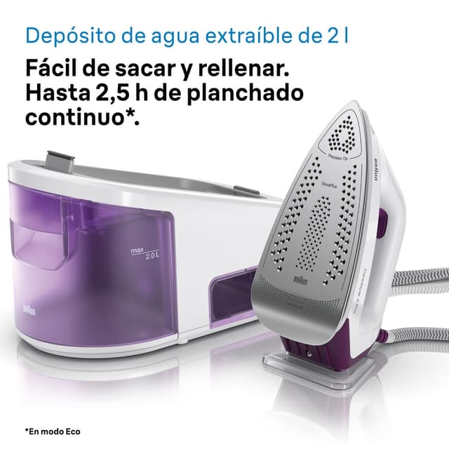 Thumbnail 3 de Braun CareStyle 3 IS3155VI Centro de Planchado con Suela FreeGlide