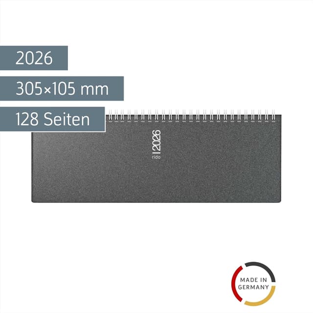 Detalle 2 de rido/idé Querterminbuch septant 26 305×105 mm