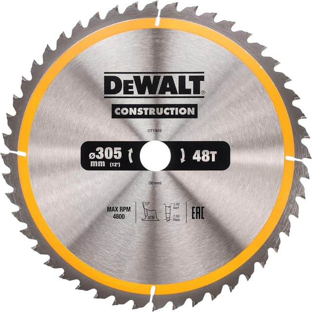 Imagen de DEWALT DT1959-QZ Lame 305 mm 48 dents en OfertitasTOP