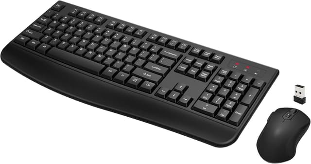 Detalle de Wireless Keyboard and Mouse Combo 2.4GHz ⌨