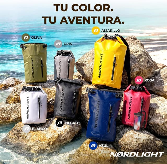 Detalle 2 de Nordlight bolsa estanca 30L verde oliva