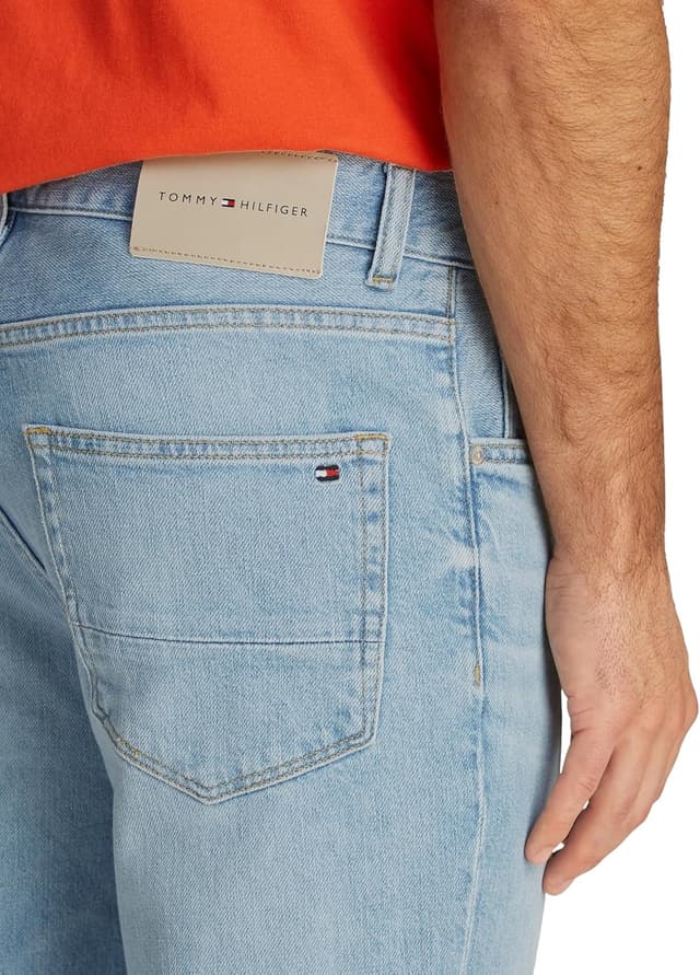 Detalle de Tommy Hilfiger Men’s Denton Heron Blue Straight Leg Jeans