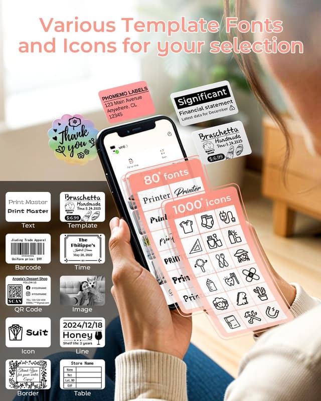 Thumbnail 6 de Phomemo M110 Label Maker