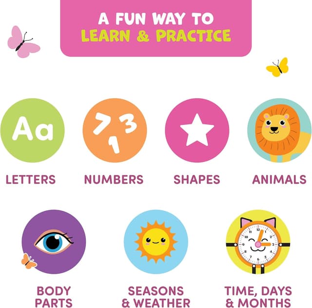 Detalle de Clever Fox Play Busy Book for Toddlers (Ages 1–3) Montessori Felt Activity Board