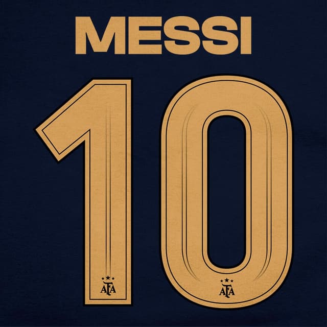 Detalle 2 de Icon Sports Officially Licensed Lionel Messi Argentina Pullover Hoodie (Unisex Kids)