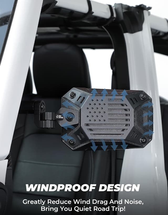 Thumbnail 6 de JOYTUTUS Mirrors Doors Off for 2018-2023 Wrangler