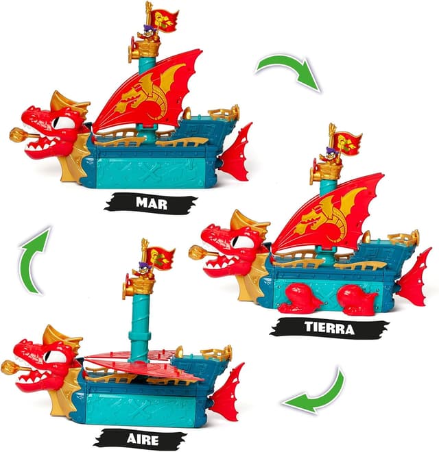 Thumbnail 3 de PIRATIX Dragon Ship 3 en 1 barco dragón