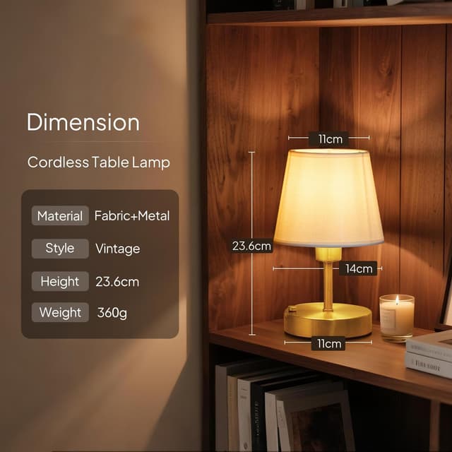 Thumbnail 5 de EppieBasic Rechargeable Table Lamp 2700K