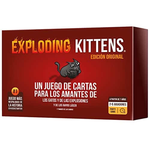 Detalle de Exploding Kittens juego de mesa